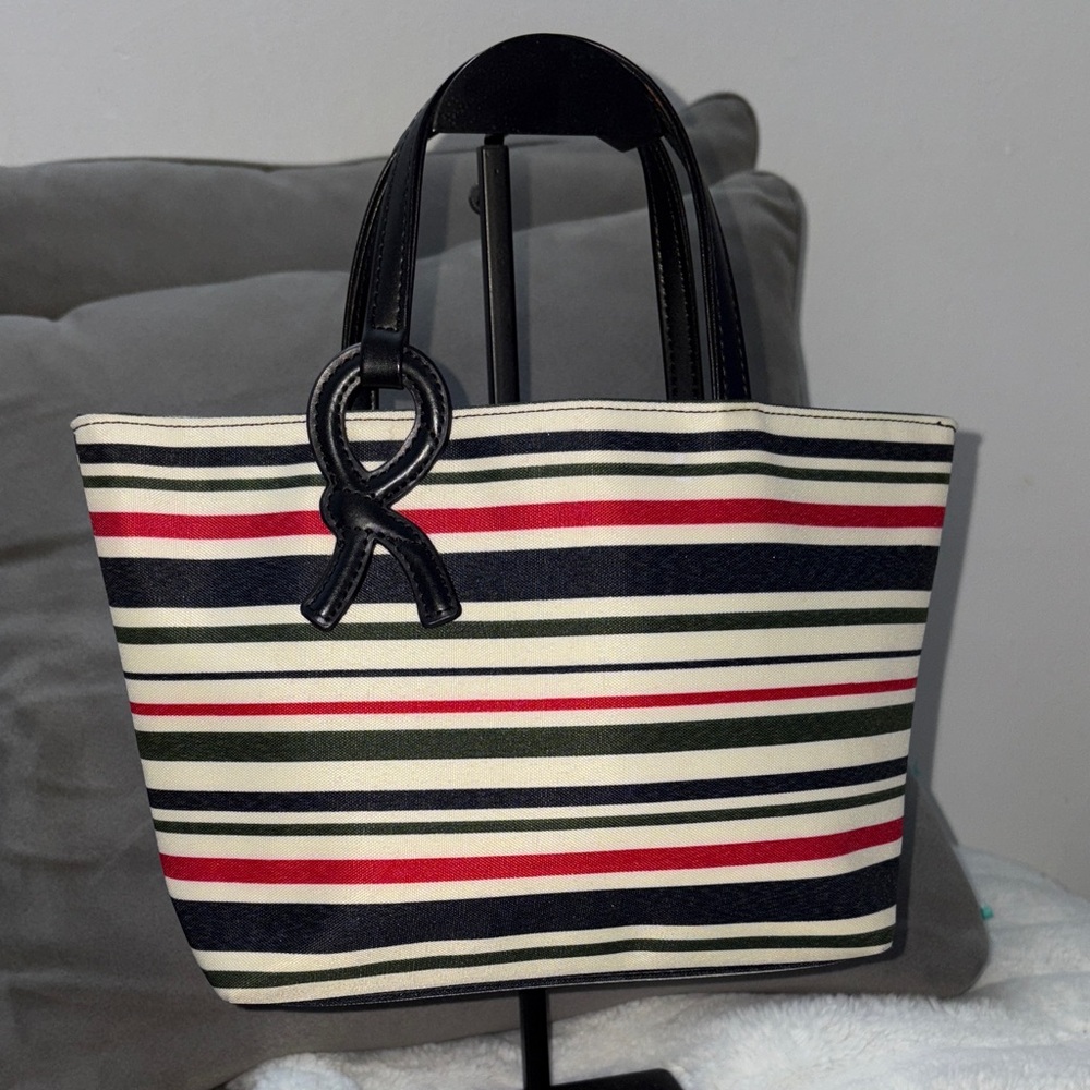 Roberta di Camerino Nylon Handle
Bag Striped Tote